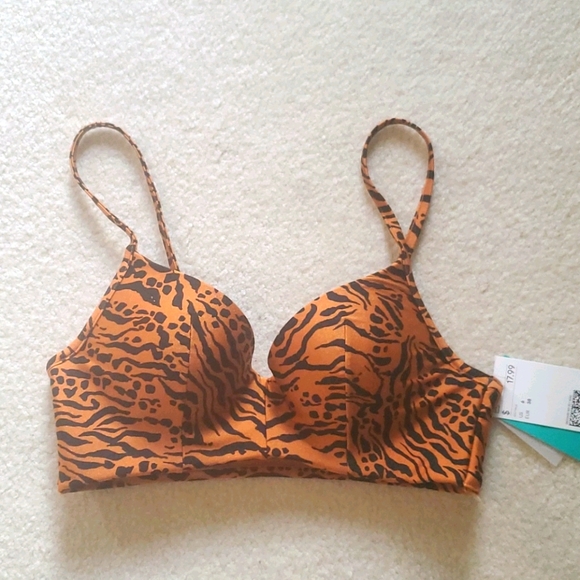 NWT H&M Push up Swimsuit Top Size 6 - Picture 2 of 2